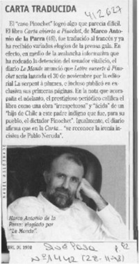 Carta traducida  [artículo]