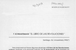 "El libro de las revoluciones"  [artículo] Juan Antonio Massone