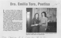 Dra. Emilia Toro, poetisa  [artículo]