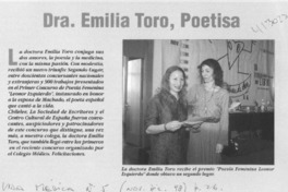 Dra. Emilia Toro, poetisa  [artículo]