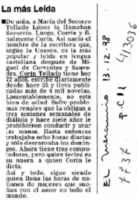 La Más leída  [artículo]