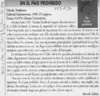 En el país prohibido  [artículo] Marcelo Salinas