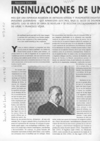 Insinuaciones de un universo  [artículo] Germán Carrasco Vielma