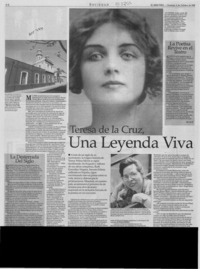 Teresa de la Cruz, una leyenda viva