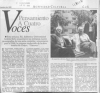 Pensamiento a cuatro voces