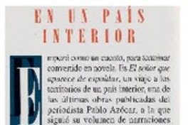 En un país interior