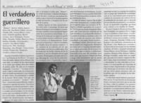 El verdadero guerrillero  [artículo] Luis Alberto Mansilla