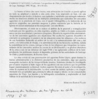 Los agustinos de Chile y el desarrollo económico y social de Cuyo  [artículo] Marciano Barrios Valdés