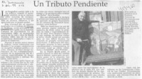 Un tributo pendiente  [artículo]
