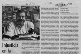 Injusticia en la USACH  [artículo] Reportero