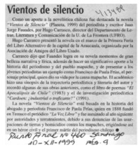 Vientos de silencio  [artículo]