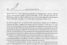 De la "regeneración del pueblo" a la "huelga general"  [artículo] Silvia Mezzano Lopetegui