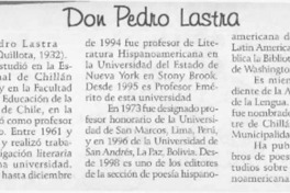 Don Pedro Lastra  [artículo]