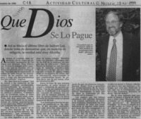 Que Dios se lo pague  [artículo]