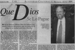 Que Dios se lo pague  [artículo]