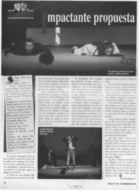 Impactante propuesta  [artículo] Italo Passalacqua C.