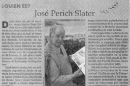 José Perich Slater  [artículo]