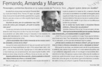 Fernando, Amanda y Marcos