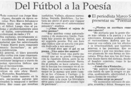 Del fútbol a la poesía