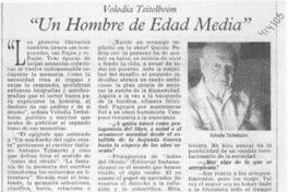 "Un hombre de edad media"  [artículo] María de los Angeles Covarrubias Claro