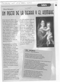 Un Poeta de la tierra y el hombre  [artículo]