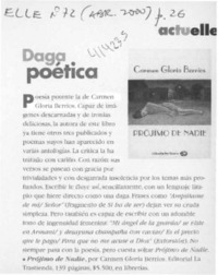 Daga poética  [artículo]