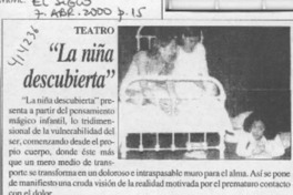 "La Niña descubierta"  [artículo]
