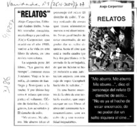 "Relatos"  [artículo]