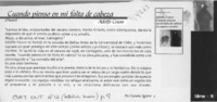Cuando pienso en mi falta de cabeza  [artículo] Castaña Aguirre