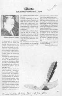 Silueta  [artículo] Carlos René Ibacache I.