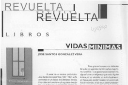 Vidas mínimas  [artículo] Eduardo Asfura