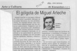 El gólgota de Miguel Arteche  [artículo] Nelson Navarro Cendoya