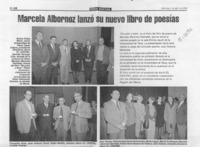 Marcela Albornoz lanzó su nuevo libro de poesías  [artículo]