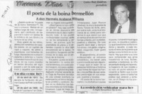 El poeta de la boina bermellón  [artículo] Carlos Ruiz Zaldívar