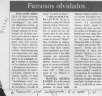 Famosos olvidados  [artículo]