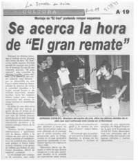 Se acerca la hora de "El gran remate"  [artículo]