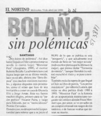 Bolaño, sin polémicas  [artículo]
