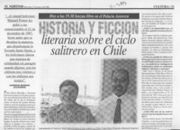 Historia y ficción literaria sobre el ciclo salitrero en Chile  [artículo]