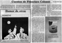 Cuentos de Francisco Coloane