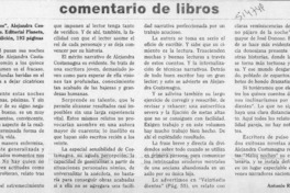 "Malas noches"  [artículo] Antonio Rojas Gómez