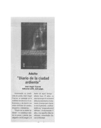 "Diario de la ciudad ardiente"  [artículo]