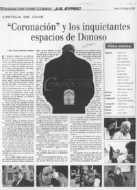"Coronación" y los inquietantes espacios de Donoso