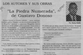 "La piedra numerada", de Gustavo Donoso  [artículo] Matías Rafide