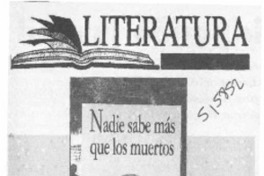 Nadie sabe más que los muertos  [artículo]