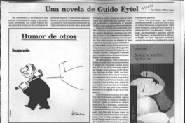 Una Novela de Guido Eytel  [artículo] Marino Muñoz Lagos