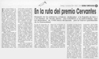 En la ruta del Premio Cervantes  [artículo]