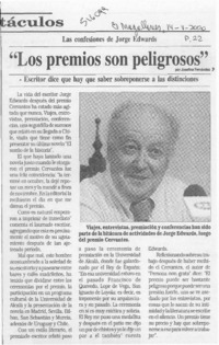 "Los premios son peligrosos"  [artículo] Josefina Fernández