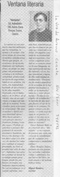 "Marejadas"  [artículo] Miguel Ramírez