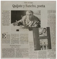 Pablo de Rokha, Quijote y Sancho, poeta