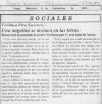 Una angolina se destaca en las letras  [artículo]